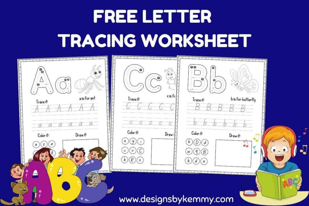 Letter Tracing Worksheets: Free Printable Preschool Worksheets