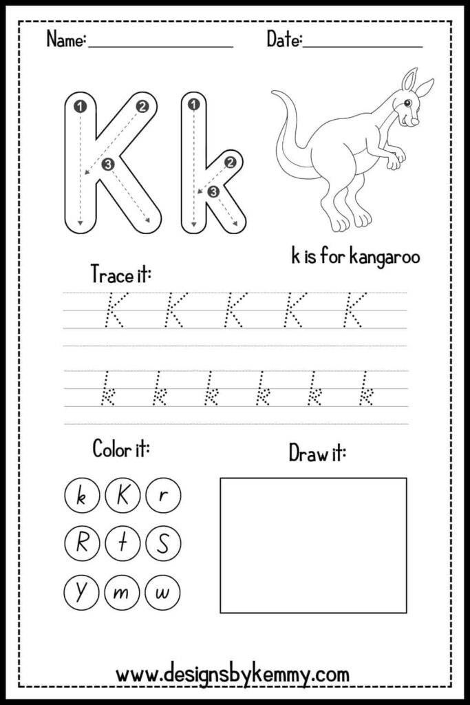 Letter Tracing Worksheets: Free Printable Preschool Worksheets