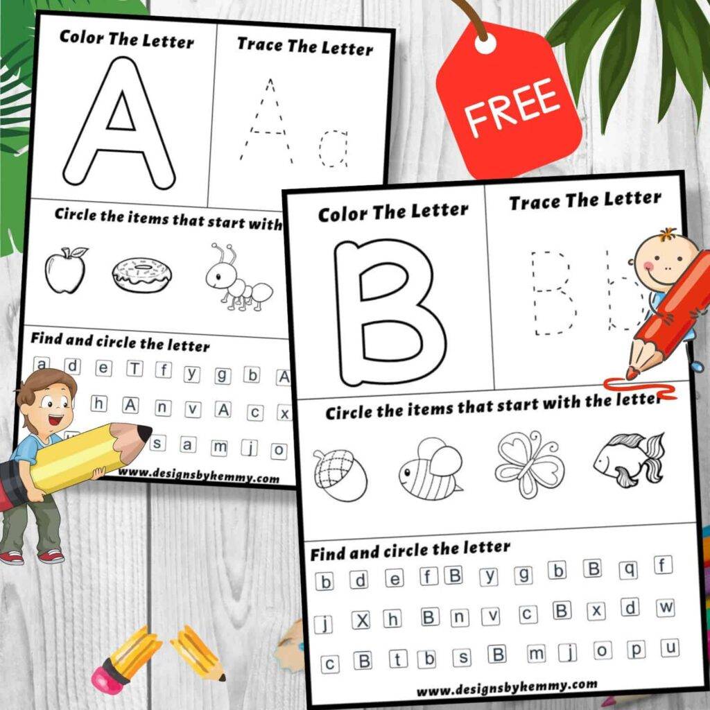 ABC Workbook For Kindergarten