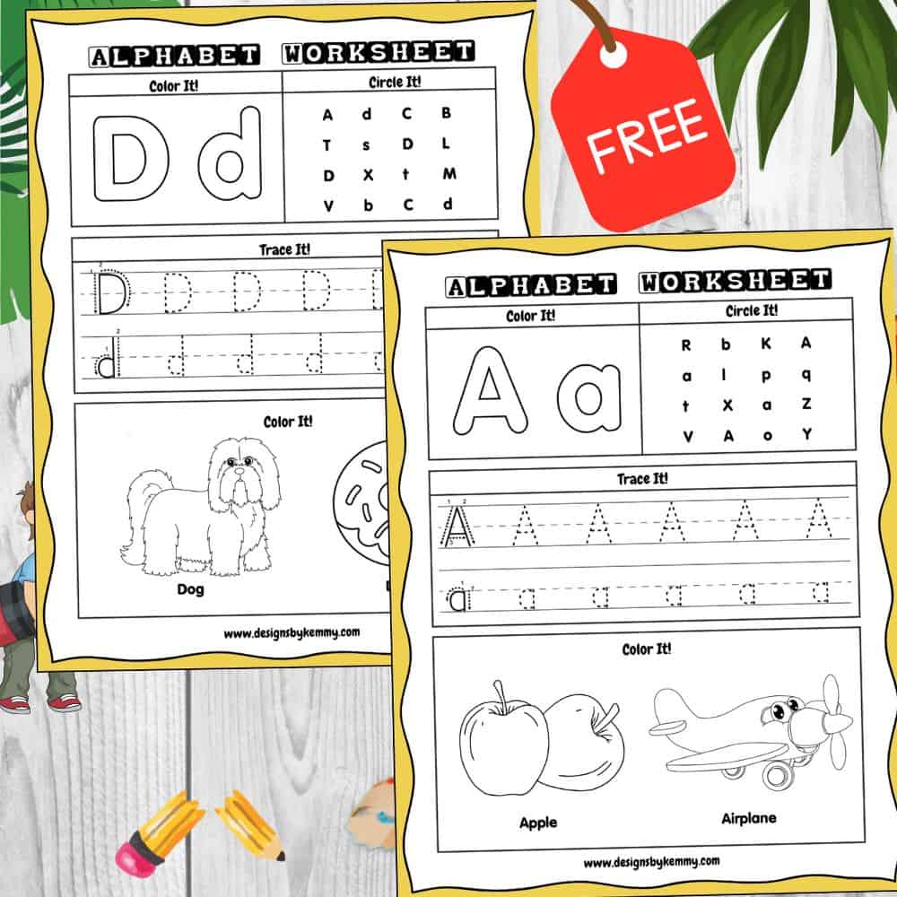 ABC Letter Tracing Coloring