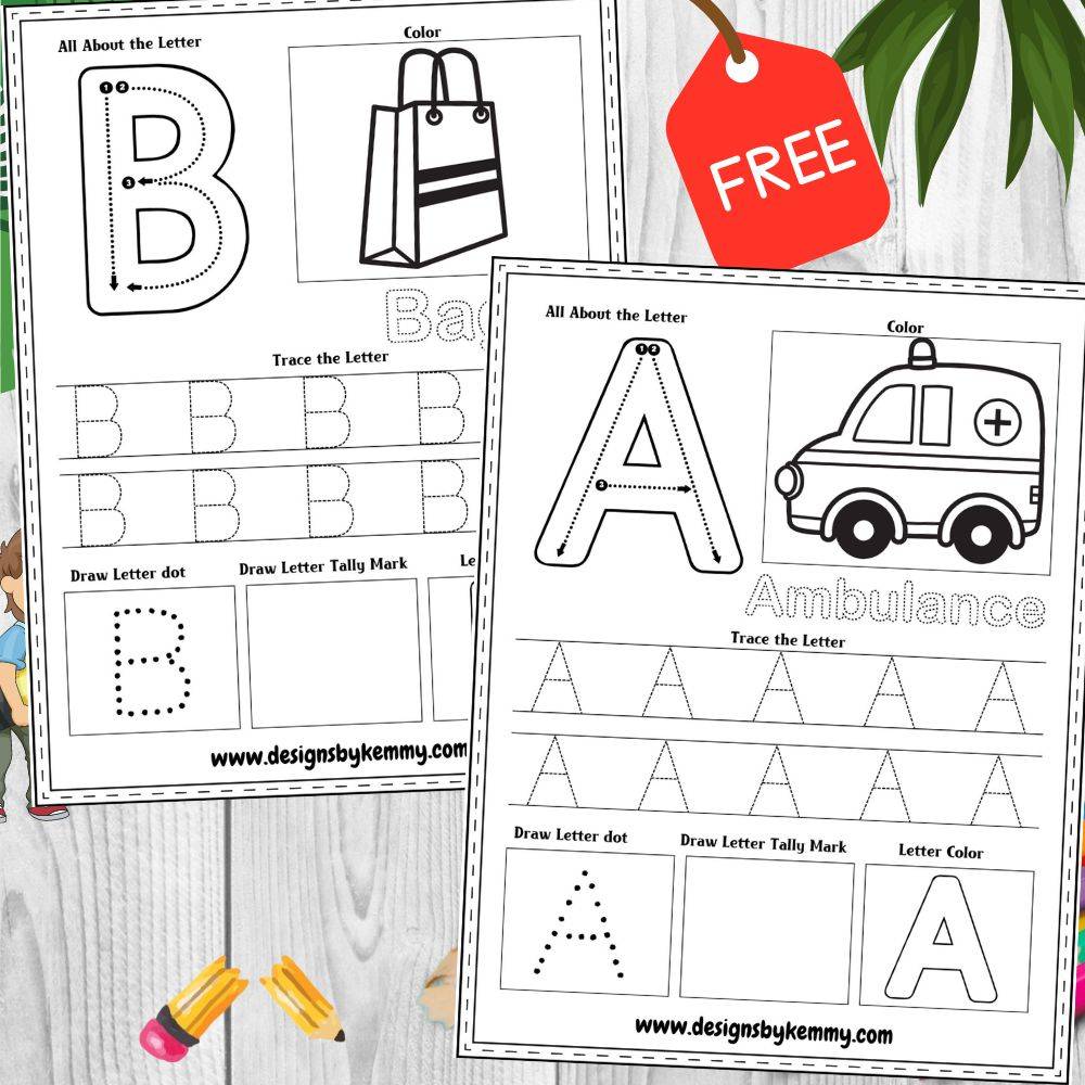 Alphabet Activity Worksheet For Kids