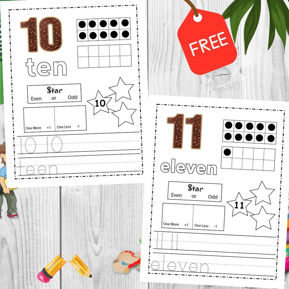 Free Preschool Number Activity Worksheet
