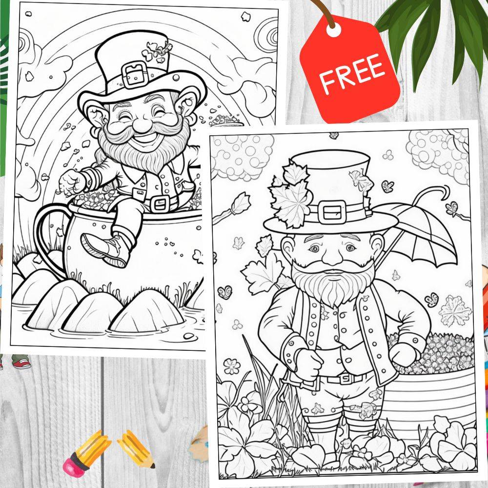 St.Patrick's Day Coloring Pages for adults