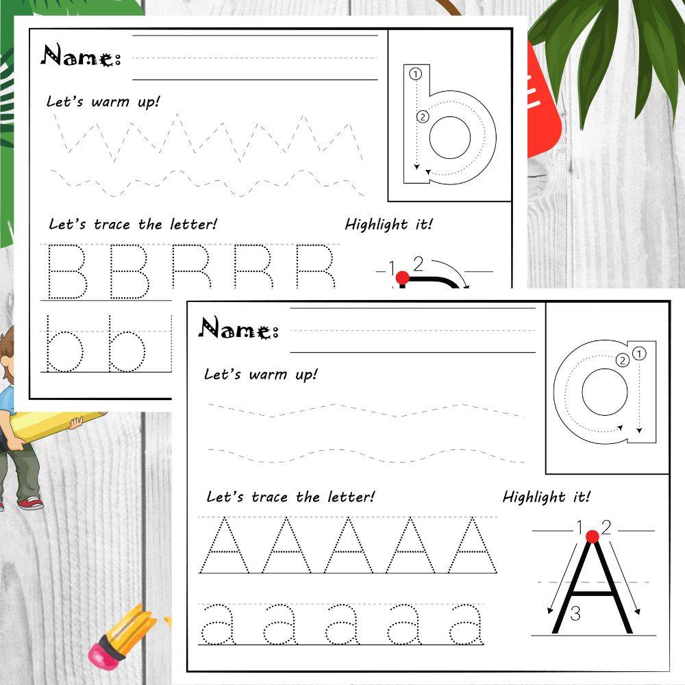 Alphabet Tracing And Letter Writing