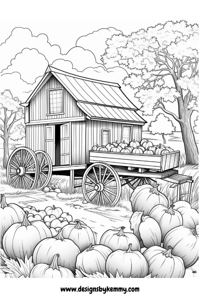 Fall Coloring Pages For Adults