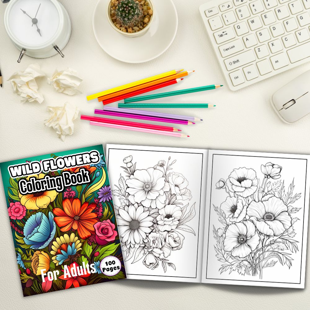 Wildflowers Coloring Pages